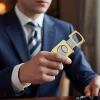 Cigarloong Kare Model Metal Puro Kesici Gold 60 Ring