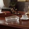 Cigarloong Kristal Cam Puro Küllüğü Clear Gold Tekli