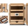 Cigarloong Skylight Camlı 5 Çekmeceli Puro Kutusu Ceviz 80s