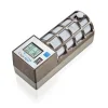 Cigarspa Elektronik Nemlendiricili 5 Çekmeceli Humidor Puro Kutusu Karaağaç