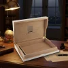 Cohiba Atmosphere Mat Beyaz Humidor Puro Kutusu 25s