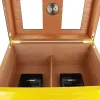 Cohiba Camlı Puro Kutusu Humidor Sarı 70s