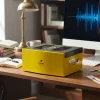 Cohiba Camlı Puro Kutusu Humidor Sarı 70s