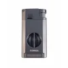 Cohiba Gunmetal V Cut Çift Torch Puro Çakmak CCM0871 - Parmida