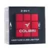 Colibri Cube Masa Çakmağı 2 Alev Kırmızı LI125T2