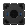 Colibri Cube Masa Çakmağı 2 Alev Siyah LI125T1
