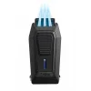 Colibri Gotham 3 Jet Alev Puro Çakmağı V-Cut Siyah LI970C1