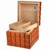 Colibri Heritage Cube Turuncu İspanyol Sedir Ağacı Nemlendirici Humidor HU125T6 - Parmida