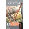 Cretacolor Artino Drawing Set Karakalem Eskiz Çizim Seti Metal Kutu 10 Parça
