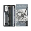 Cretacolor Artino Graphite Drawing Set Karakalem Eskiz Çizim Seti Metal Kutu 10 Parça