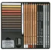 Cretacolor Creativo Drawing Profesyonel Karakalem Eskiz Çizim Seti 27 Parça Metal Kutu