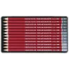Cretacolor Fine Art Graphite Dereceli Kalem Karakalem Eskiz Çizim Seti Metal Kutu 12li