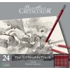 Cretacolor Fine Art Graphite Dereceli Kalem Karakalem Eskiz Çizim Seti Metal Kutu 24lü