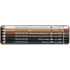 Cretacolor Oil Pencil Drawing Set Karakalem Eskiz Çizim Seti Metal Kutu 6 Parça