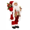 Çuval Taşıyan Gözlüklü Noel Baba Dekoratif Biblo 46 cm