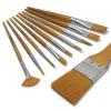 Daler Rowney Gold Taklon 10lu Çantalı Fırça Seti