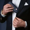 Davidoff Iconic Seri Deri Puro Kılıfı Lacivert Gold 2li 64 Ring