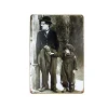 Dekoratif Vintage Metal Pano Chaplin 20x30