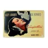 Dekoratif Vintage Metal Pano Conspirators 20x30