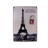 Dekoratif Vintage Metal Pano Eifell Post 20x30
