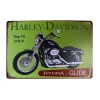 Dekoratif Vintage Metal Pano Harley Motor 20x30