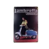 Dekoratif Vintage Metal Pano Vespa Lambretta 20x30
