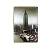 Dekoratif Vintage Metal Pano WTC Newyork 20x30
