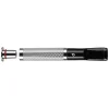 Denicotea 25005 Karbon Filtreli 6-9mm Lüks Slim Sigara Ağızlığı Silver