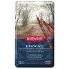 Derwent Drawing Pencils Renkli Çizim Kalemi Seti 12li Teneke Kutu
