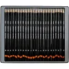 Derwent Graphic Dereceli Kalem Karakalem Eskiz Çizim Seti 24lü Teneke Kutu