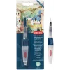 Derwent Push Button Waterbrush Akış Kontrollü Su Hazneli Sulu Boya Fırçası Large Tip (Kalın Uç)