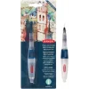 Derwent Push Button Waterbrush Akış Kontrollü Su Hazneli Sulu Boya Fırçası Medium Tip (Orta Uç)