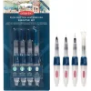 Derwent Push Button Waterbrush Akış Kontrollü Su Hazneli Sulu Boya Fırçası Seti 4 Boy