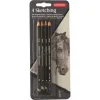 Derwent Sketching Pencils Karakalem Eskiz Çizim Kalemi Seti 4lü Blister