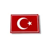 Dikdörtgen Bayrak Sticker 8x12 cm (10lu)