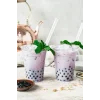 Dolphin Jelatinli Bubble Tea Şeffaf Pipet 12 mm * 22 cm 50 Adet