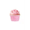 Dolphin Muffin Kek Kapsülü Pembe Puantiyeli 25 Adet