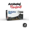Dolphin Siyah Çok Amaçlı Nitril Muayene Eldiveni L Beden | 20 Paket Koli - MDR