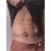 Dünyada Barış Minimal Tattoo Geçici Dövme Şablonları Kına Kalıpları