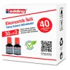 Edding BT30 Yazı Tahtası Kalemi Mürekkebi 30 ml. x 2li Kutu KIRMIZI