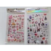 Ev hayatı 3D Kabartmalı Sticker Çıkartma seti