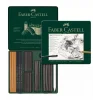 Faber Castell Pitt Charcoal İşlenmiş Kömür Karakalem Eskiz Çizim Seti 24 Parça