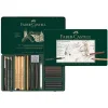 Faber Castell Pitt Monochrome Karakalem Eskiz Çizim Seti 33 Parça