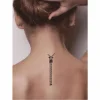 Fermuar Tattoo Geçici Dövme Şablonları Kına Kalıpları