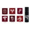 Fil Ve Gül Geçici Sprey Dövme Seti Spray Tatto