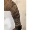 Giyilebilir Çorap Dövme Kuru Kafa Dövmesi Çift Kol