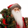 Gözlüklü Noel Baba Dekoratif Biblo 47 cm