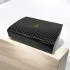 Guevara Karbon Desen Mini Puro Kutusu Humidor Siyah 5s
