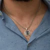 Gümüş Ay Yıldız Kolye
