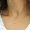 Gümüş Gold 3 Boyutlu Harf O Bayan Kolye